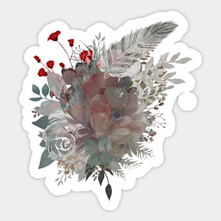 Mixed School Bouquet Sticker